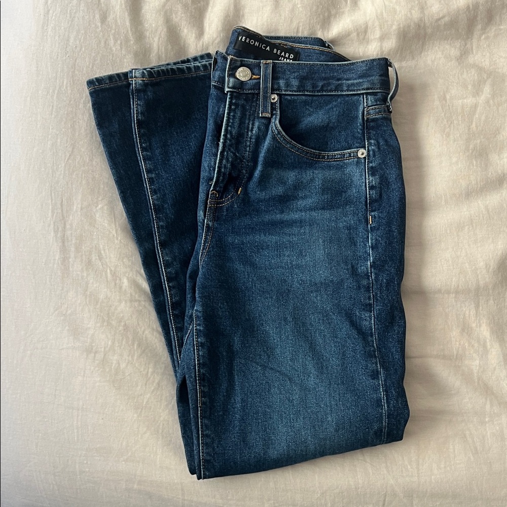 Veronica Beard Ryleigh Slim Straight High Rise Jeans size 25/0